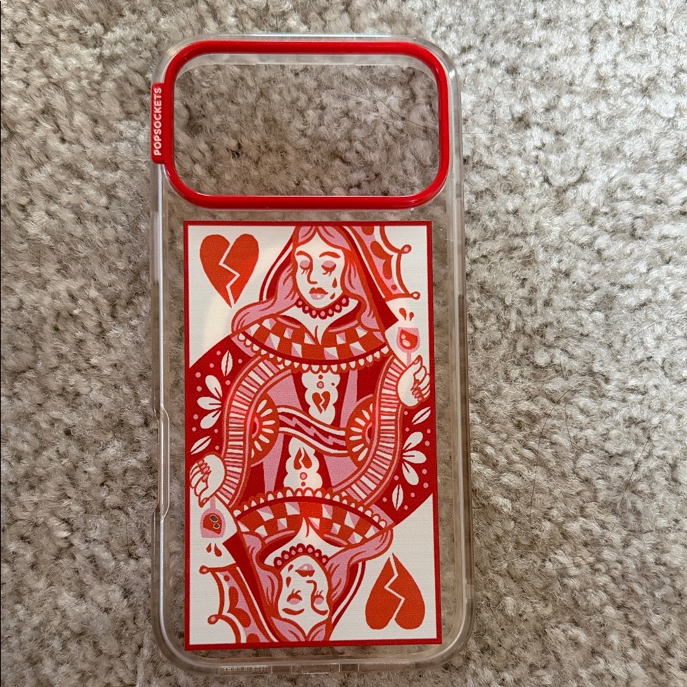 PopSocket Queen of Hearts iPhone 17 Pro Max Case Case